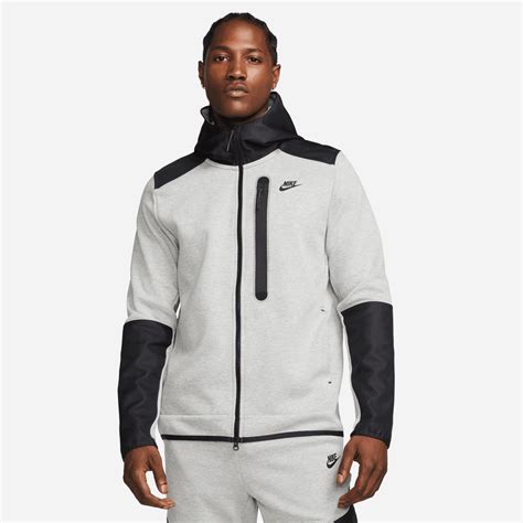 nike tech fleece heren grijs vest